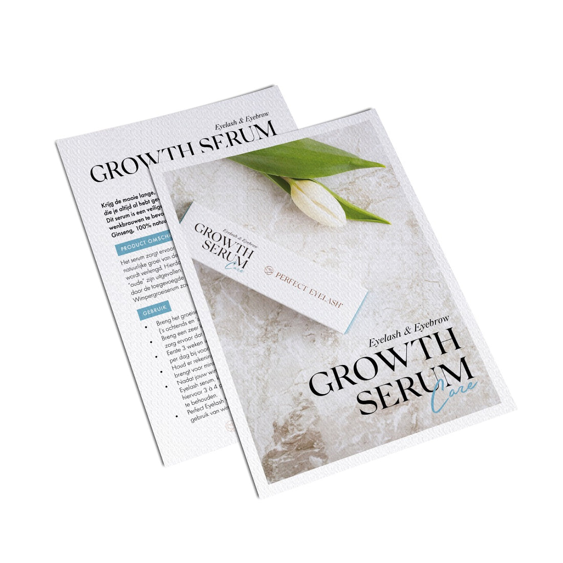 Brochures Wimpergroeiserum
